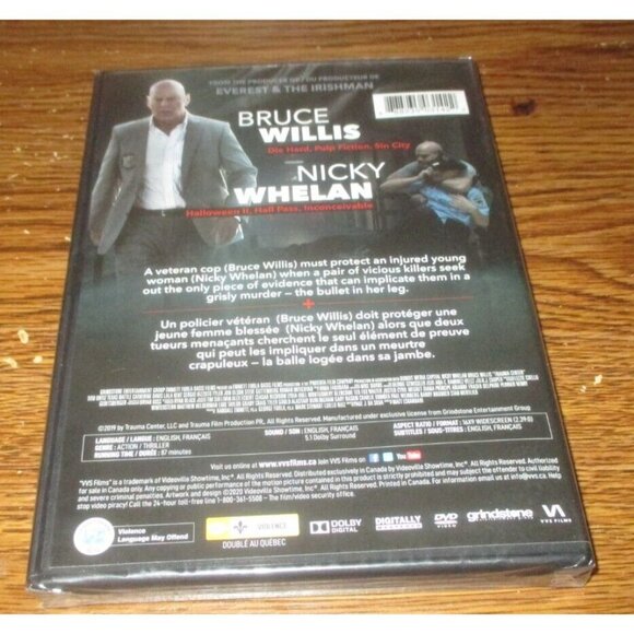 Trauma Center (DVD, 2019, Canadian) (unopened) Bruce Willis Nicky Whelan - Picture 2 of 3